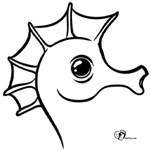 آموزش نقاشی اسب دریایی برای کودکان مرحله سوم آموزش نقاشی اسب دریایی برای کودکان مرحله سوم