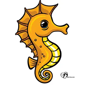 آموزش نقاشی اسب دریایی برای کودکان مرحله هفتم آموزش نقاشی اسب دریایی برای کودکان مرحله هفتم