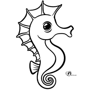 آموزش نقاشی اسب دریایی برای کودکان مرحله پنجم آموزش نقاشی اسب دریایی برای کودکان مرحله پنجم