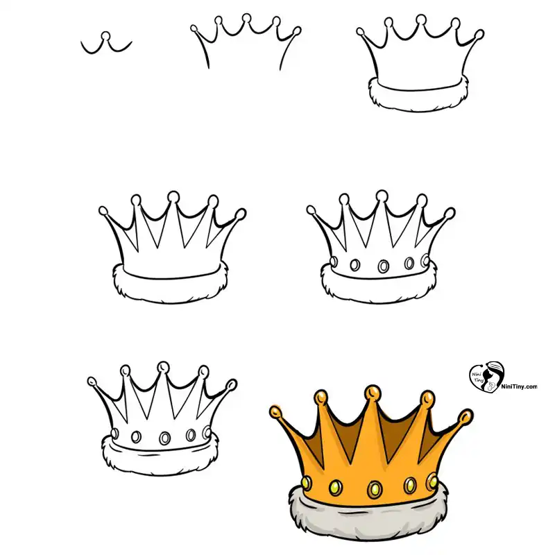 آموزش نقاشی تاج برای کودکانن compressed آموزش نقاشی تاج برای کودکانن compressed