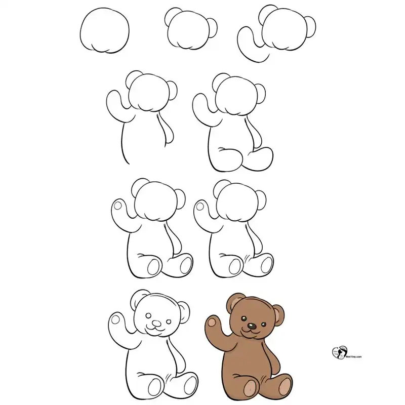 آموزش نقاشی خرس عروسکی برای کودکانن compressed آموزش نقاشی خرس عروسکی برای کودکانن compressed