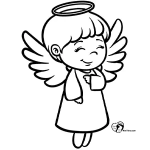 آموزش نقاشی فرشته برای کودکان مرحله هفتم آموزش نقاشی فرشته برای کودکان مرحله هفتم