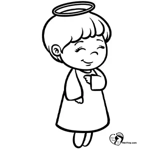 آموزش نقاشی فرشته برای کودکان مرحله پنجم آموزش نقاشی فرشته برای کودکان مرحله پنجم