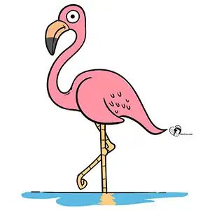 آموزش نقاشی فلامینگو برای کودکان مرحله نهم compressed آموزش نقاشی فلامینگو برای کودکان مرحله نهم compressed