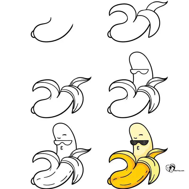 آموزش نقاشی موز برای کودکانن compressed 1 آموزش نقاشی موز برای کودکانن compressed 1