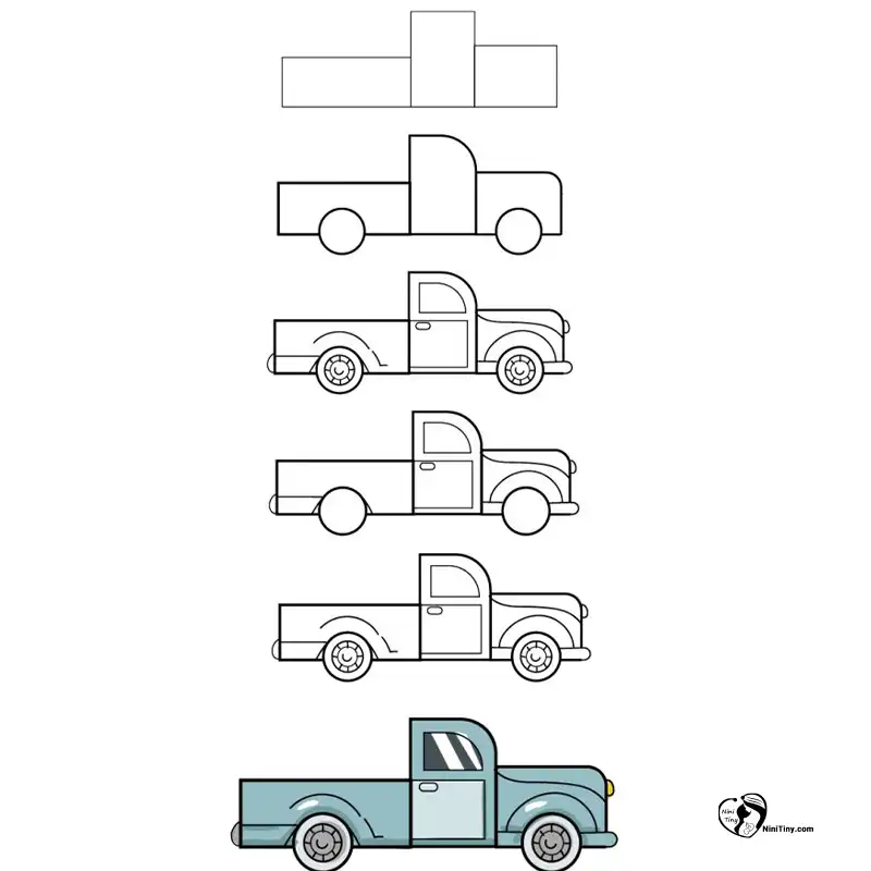 آموزش نقاشی کامیون برای کودکانن compressed آموزش نقاشی کامیون برای کودکانن compressed