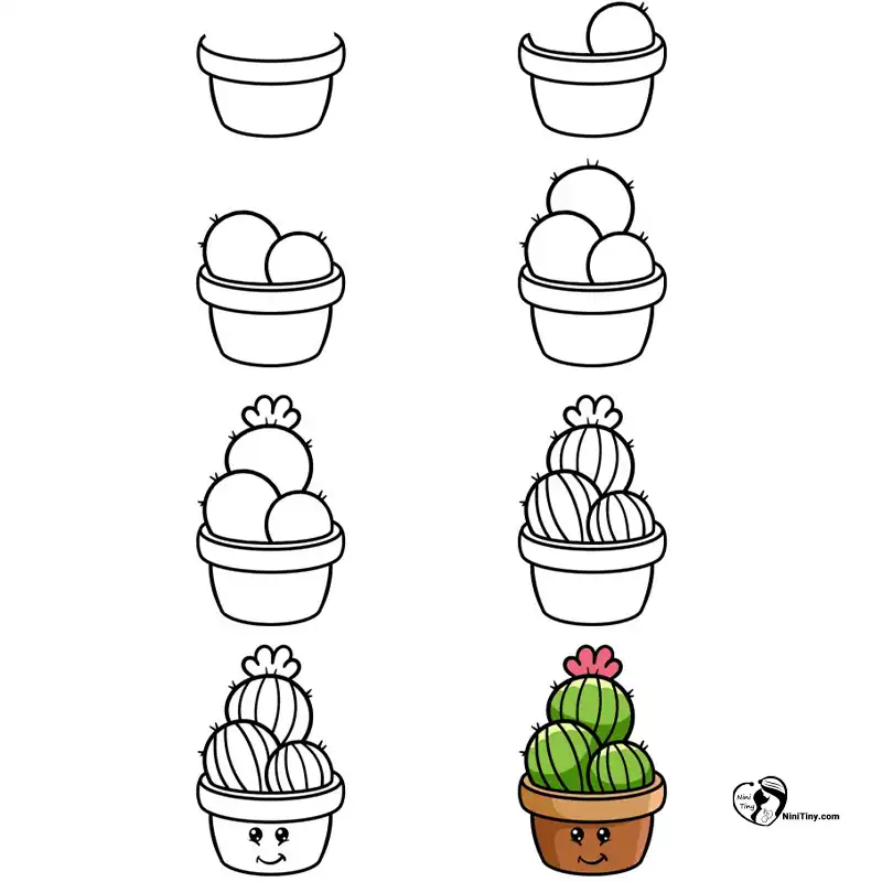 آموزش نقاشی کاکتوس برای کودکانk compressed آموزش نقاشی کاکتوس برای کودکانk compressed