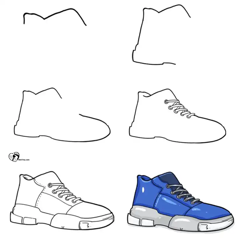 آموزش نقاشی کفش برای کوکان ن compressed آموزش نقاشی کفش برای کوکان ن compressed