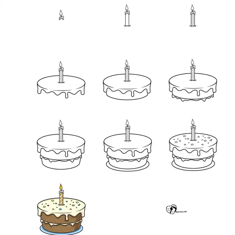 آموزش نقاشی کیک برای کودکانن compressed آموزش نقاشی کیک برای کودکانن compressed